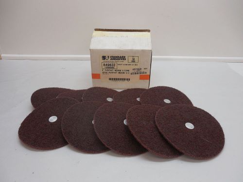 10 standard abrasive 849632  5&#034; med. flexfast surface conditioning discs for sale