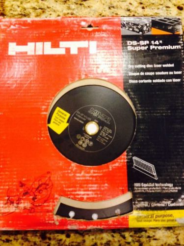 Hilti Diamond Blade DS-SP 14&#034; Super Premium New