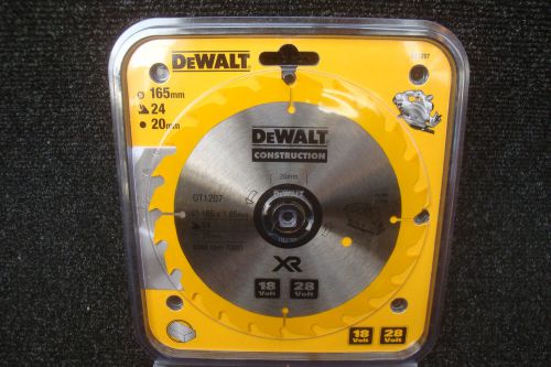 DEWALT DT1207 165MM 24TOOTH TCT CIRCULAR SAW BLADE DC390