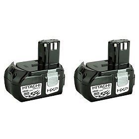 2 New Hitachi EBM1830 3.0 AH 18V Lit-Ion Batteries FR Cordless Drill,Saw 18 Volt