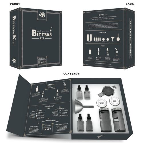 New 10-piece bitters kit aromatic &amp; citrus craft your own bitters kit for sale