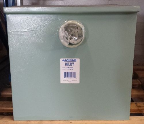 Mi-g-5 mifab grease interceptor 25 gpm 50 lb cap for sale