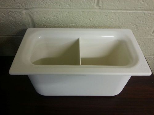 Carlisle coldmaster 1/3 divided 6&#034; deep food pan