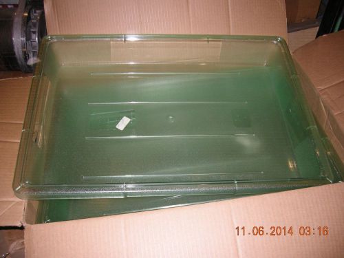 6 ~ Carlisle StorPlus ~ 5 Gallon Tub&#039;s ~ 26&#034; x 18&#034; x 3-1/2&#034; ~ Glo Green