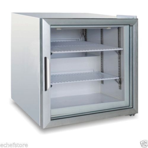 Metalfrio 22-1/2&#034; glass door countertop freezer (msctf-2) for sale