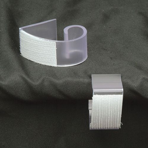 100 TABLE SKIRTING CLIPS 2&#034;-2.5&#034; LARGE VELCRO SKIRT HIGH QUALITY