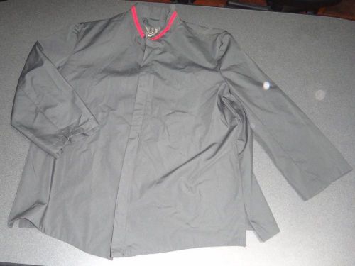 Chef&#039;s Jacket, Cook Coat, with NO  LOGO, ZIPPERED Sz M  NEWCHEF UNIFORM