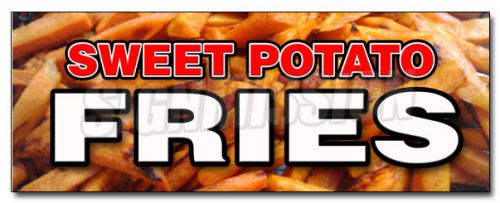 36&#034; sweet potato fries decal sticker hot crispy delicious french frys chips for sale