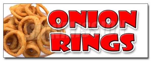 48&#034; ONION RINGS DECAL sticker deep fried vidalia sweet crispy ring french fries