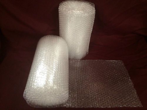 2 x 25ft bubble wrap/roll! 3/16&#034;(small) bubbles! 12&#034; wide! perforated every 12&#034; for sale