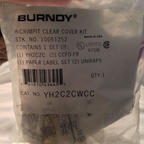 YH2C2CWCC BURNDY H- CRIMPT CLEAR COVER KIT