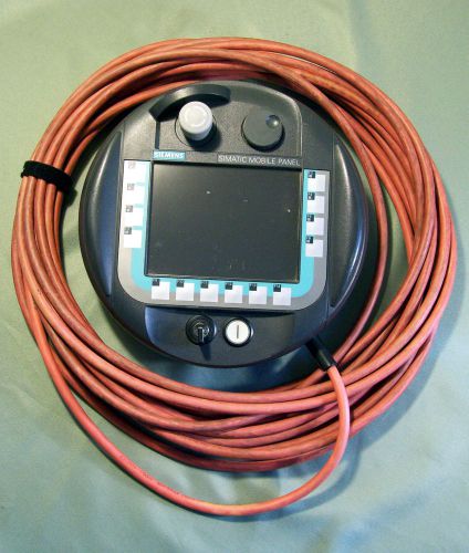 SIEMENS SIMATIC MOBILE PANEL 177 DP &amp; 22 PIN 50&#039; CONTROL CORD 6AV6645-0AC01-0AX0