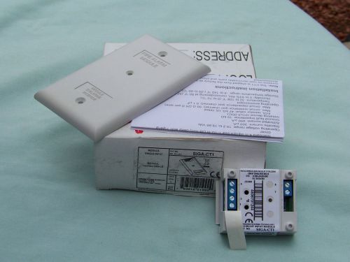 Ge edwards siga-ct1 addressable module single input fire alarm for sale