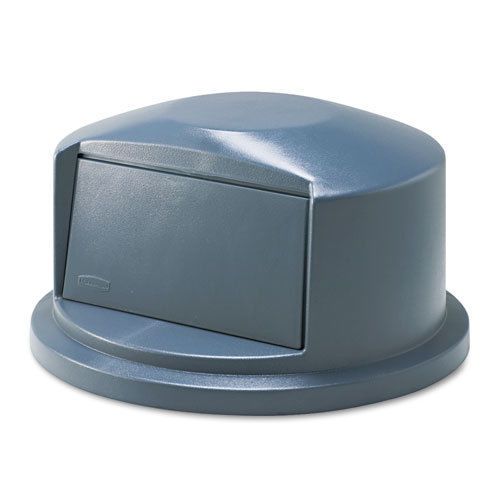 Rubbermaid brute dome top swing door lid for 32-gallon waste container, gray for sale