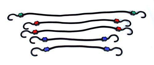 NEW Highland (91336) Triple Strength Bungee Cord Assortment - 5 Piece