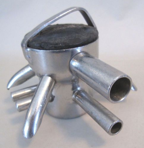 CHORE BOY MILKING HEAD Stainless Steel Metal w/ Neoprene Cap