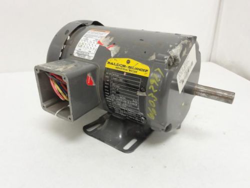 150230 Used, Baldor M3545 AC Motor 1Hp, 230/460V, 3450RPM, 3PH, 3.6/1.8 Amps