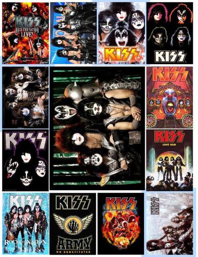 KISS POSTER  PHOTO FRIDGE MAGNETS