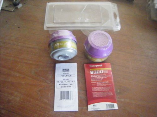 Two respirator cartridges (olive/mag) part no. 75scp100l for sale
