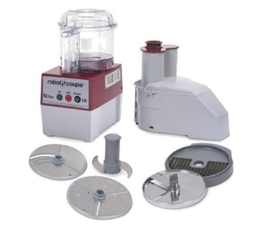 Robot Coupe R2 Dice Combo Food Processor 3 Quart Clear Bowl