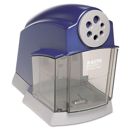 NEW ELMERS 1670 School Electric Pencil Sharpener, Blue/Gray