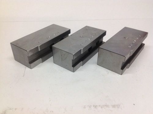 KT-10200 F Stl Soft Chuck Jaw-10&#034; CNC Chuck (Kitagawa, Samchully) ht=2&#034; -3pc set