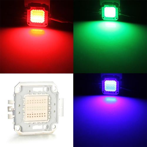 50W High Power RGB LED Light Bulb Lamp Bead Chip Red Green Blue