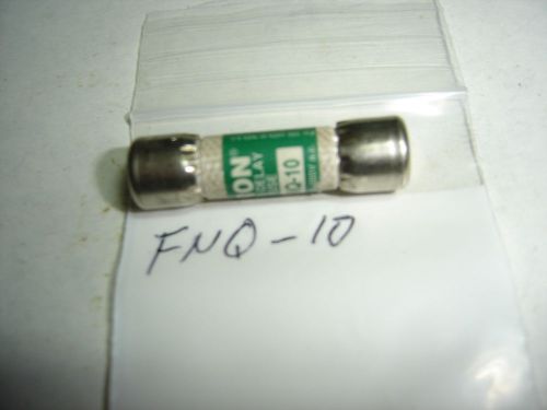 COOPER BUSSMANN FNQ-10 TRON TIME-DELAY 10A AMPS 500VAC BUSS FUSE