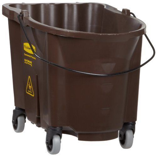 Rubbermaid Commercial FG757088BRN WaveBrake Bucket  35-Quart Capacity  Brown