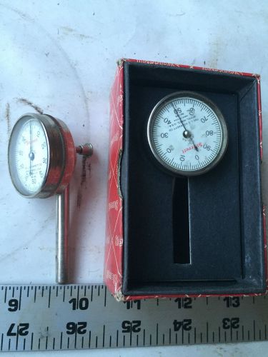 LOT 2 STARRETT  DIAL INDICATOR GAGE(S) #196B MACHINIST LATHE TOOLS