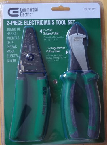 Commercial electric  2-piece electricians tool set for sale