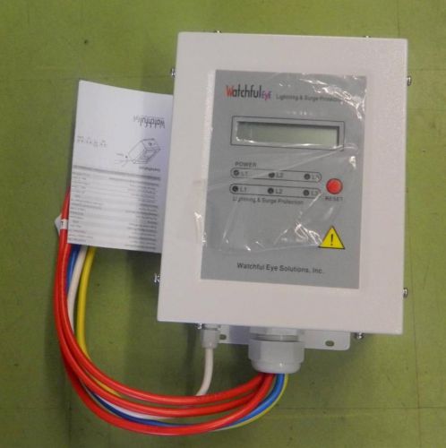 Watchfuleye surge arrester protection box 385v imax 80ka cs/80ka/3p+npe-385 for sale