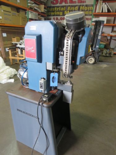 Rebuilt ed segal model 98 auto grommet machine w/ hole punch #3 &amp; #4 grommets for sale