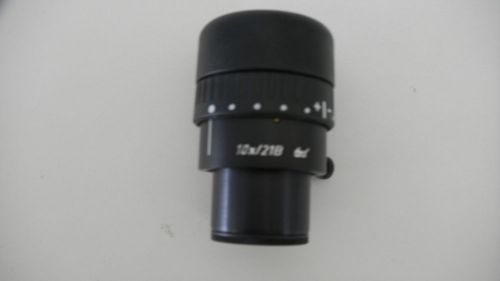 LEICA STEREO MICROSCOPE 10X EYEPIECE with RADICAL RECEPTOR