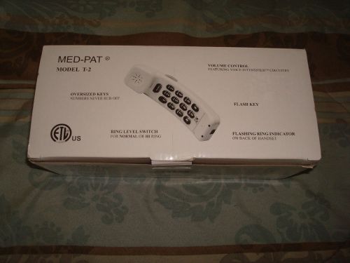 MED-PAT T-2 T2 TrimeLine Hospital White TELEPHONE/PHONE - USED w/Guarantee