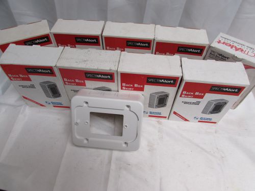 SYSTEM SENSOR SPECTRA ALERT BBSW BLACK SKIRT BOX (LOT OF 9) ***NIB***