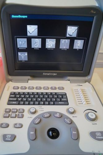 Sonoscape a6 portable ultrasound black and white for sale