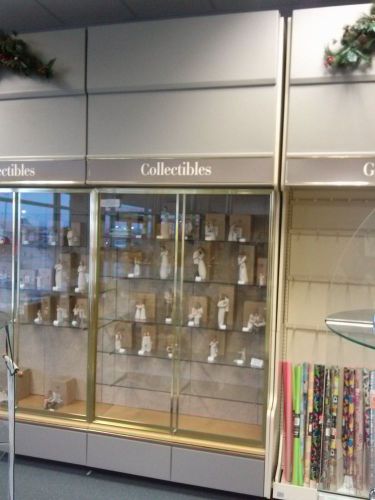 Hallmark Glass Display Shelving Unit