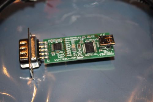 MICROCHIP MCP2200EV-VCP USB TO RS232 DEMO BOARD