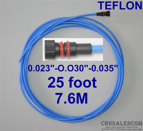 Miller Teflon Liner 25ft  MIG Welding Guns Wire Size 0.023&#034;-0.030&#034;-0.035&#034;