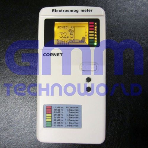 EMF RF Radiation Field Strength ElectroSmog Power Meter 100MHz-3GHz Cornet ED15C