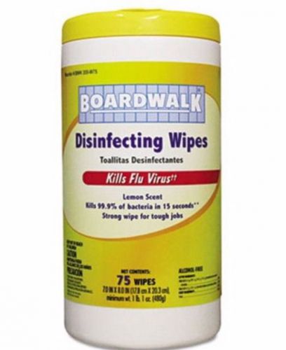 Boardwalk Lemon Disinfecting Wipes Set of 6