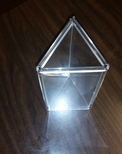 ACRYLIC TRIANGLE MENU HOLDERS