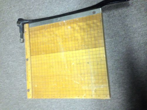 13&#034; Vintage Paper Cutter Ideal School Supply Ingento #4