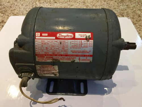 Dayton 1/3 hp motor - 2n102, 1725 / 1425 rpm, 208 -220 / 440 v, 3-phase for sale