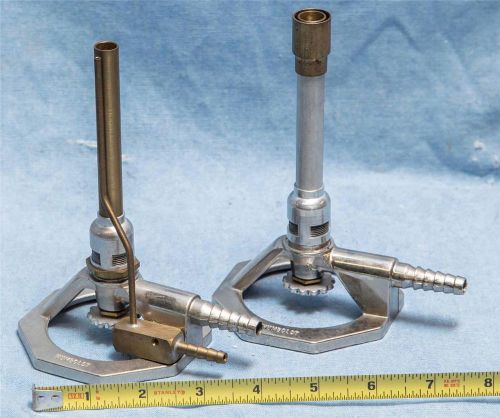 Lot of 2 Humboldt Bunsen Gas Burner dq