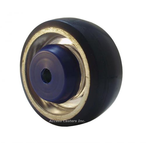 3dpa31 3&#034; x 1-1/4&#034; polyurethane on aluminum wheel, 380 lb capacity, 9/16&#034; hub for sale