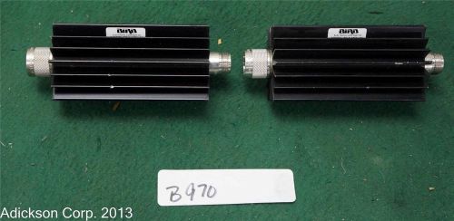 BIRD ELECTRONIC CORP MODEL 25-A-MFN-06 25 WATTS 6 db ATTENUATOR !!!     B970