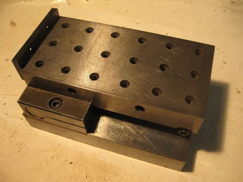 Brown &amp; Sharpe Sine Plate 599 925 5 w/end stop 6&#034; x 3&#034; 1&#034; CD 4.5&#034; x 6&#034; Base