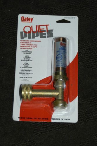 Oatey 38600 quiet pipes washing machine supply line shock absorber new for sale